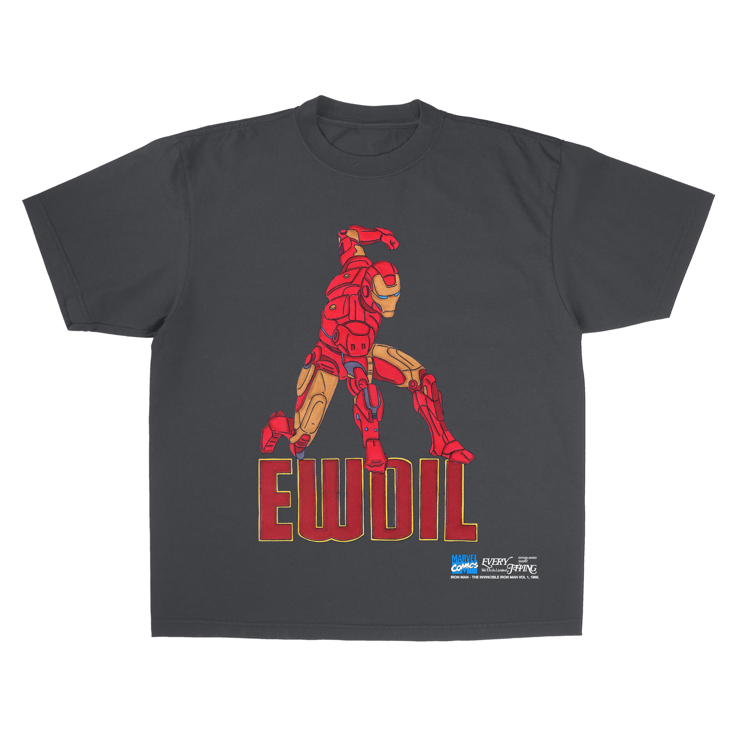 LEGENDARY EDITION "IRON MAN" EWDIL HAND DRAWN VINTAGE TEE (MADE TO ORDER)