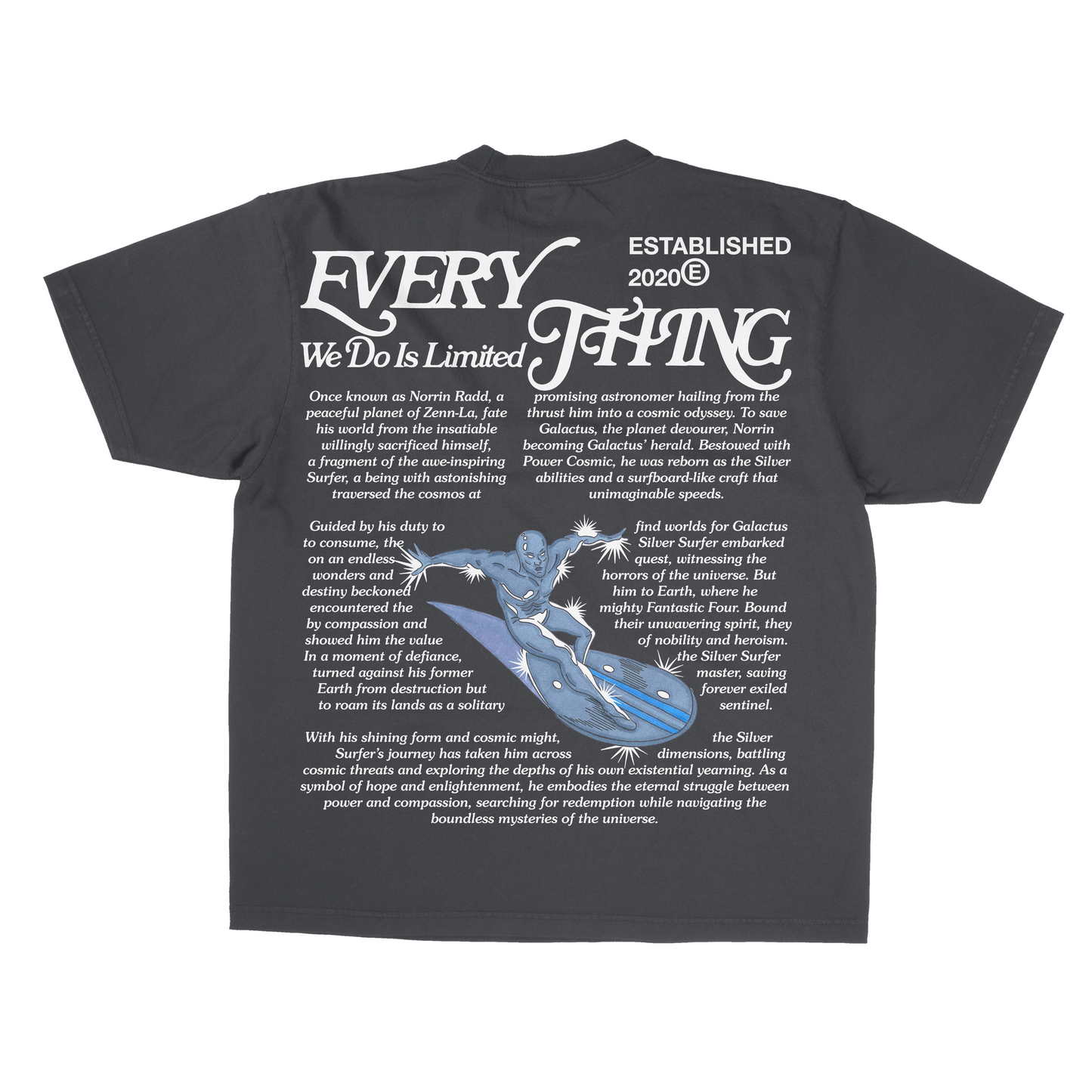 LEGENDARY EDITION "SILVER SURFER" EWDIL HAND DRAWN VINTAGE TEE (MADE TO ORDER)