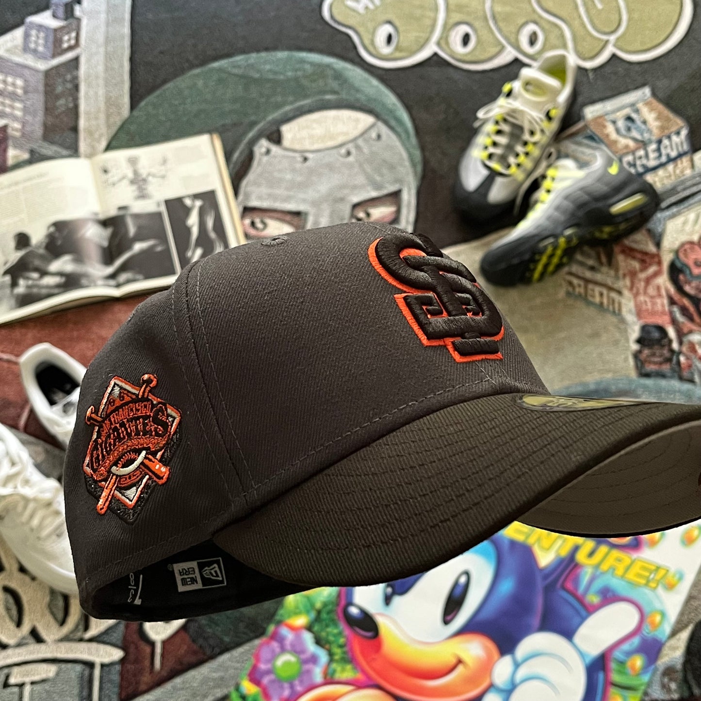 SHADOW GREY TWO-TONE (GREY UV) SAN FRANCISCO "GIGANTES" ALTERNATE LOGO SIDE PATCH FITTED HAT