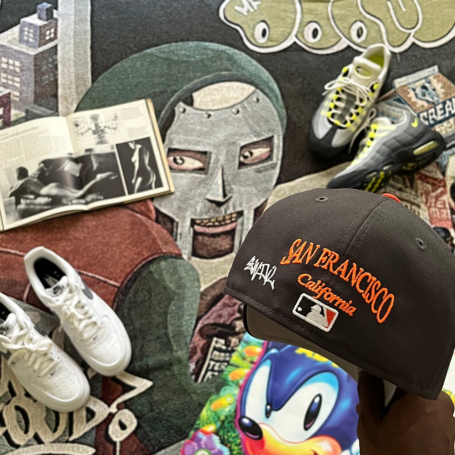 SHADOW GREY TWO-TONE (GREY UV) SAN FRANCISCO "GIGANTES" ALTERNATE LOGO SIDE PATCH FITTED HAT