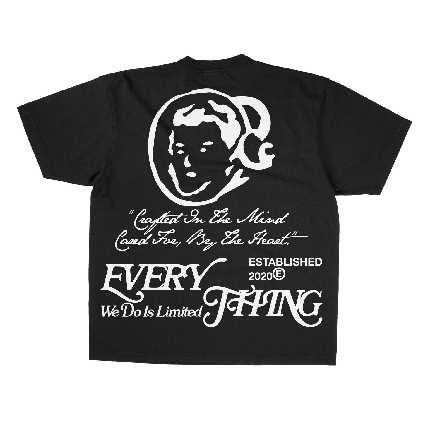 BILLIONAIRE BOYS CLUB X EWDIL "CRAFTED" BLACK TEE [MADE TO ORDER]