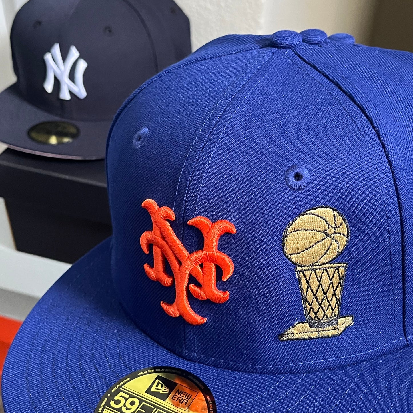 ROYAL BLUE NEW YORK METS (GREEN UV) GARY CARTER SIDE PATCH "2026 CHAMPIONS" FITTED HAT