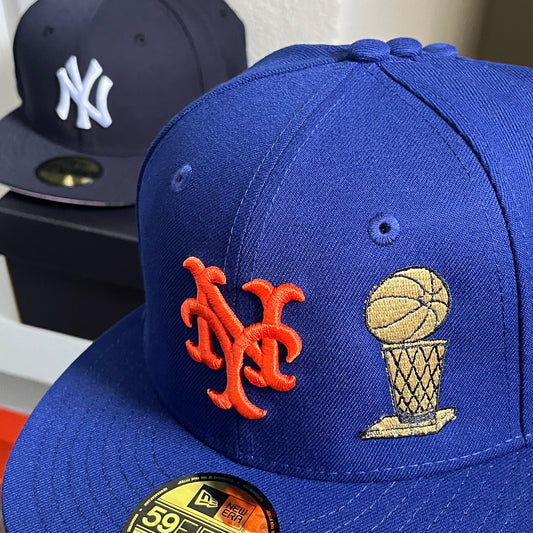 ROYAL BLUE NEW YORK METS (GREEN UV) GARY CARTER SIDE PATCH "2026 CHAMPIONS" FITTED HAT