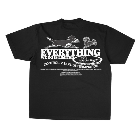 BLACK "MOTORSPORT HERITAGE" PIT CREW TEE [MADE TO ORDER]