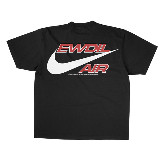 BLACK NIKE x EWDIL "JUST DO, EVERYTHING" SPORTSWEAR TEE [MADE TO ORDER]