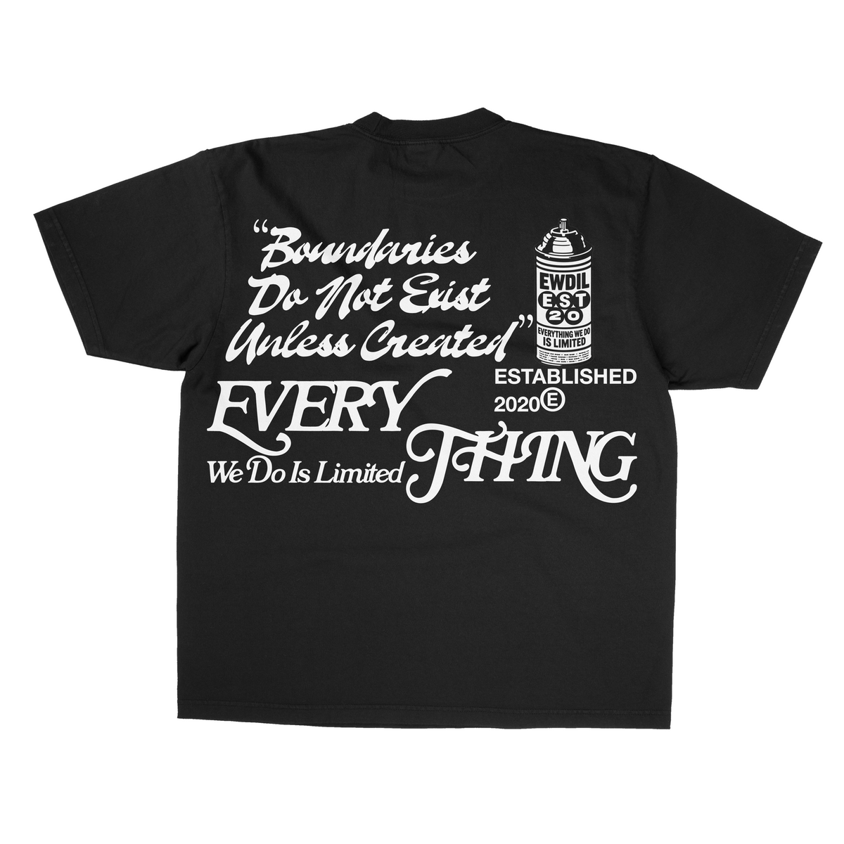 BLACK "NOT A CLOTHING BRAND" TEE [MADE TO ORDER]